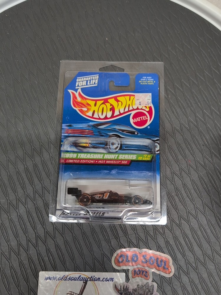 HOT WHEELS 500 race car indy th 1999 TREASURE HUNT limited edition hot wheels