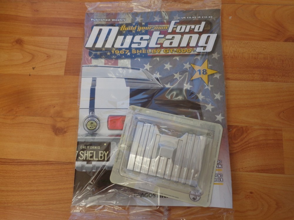 1/8 DEAGOSTINI BUILD YOUR OWN FORD MUSTANG 1967 SHELBY GT-500 ISSUE 18 INC PART
