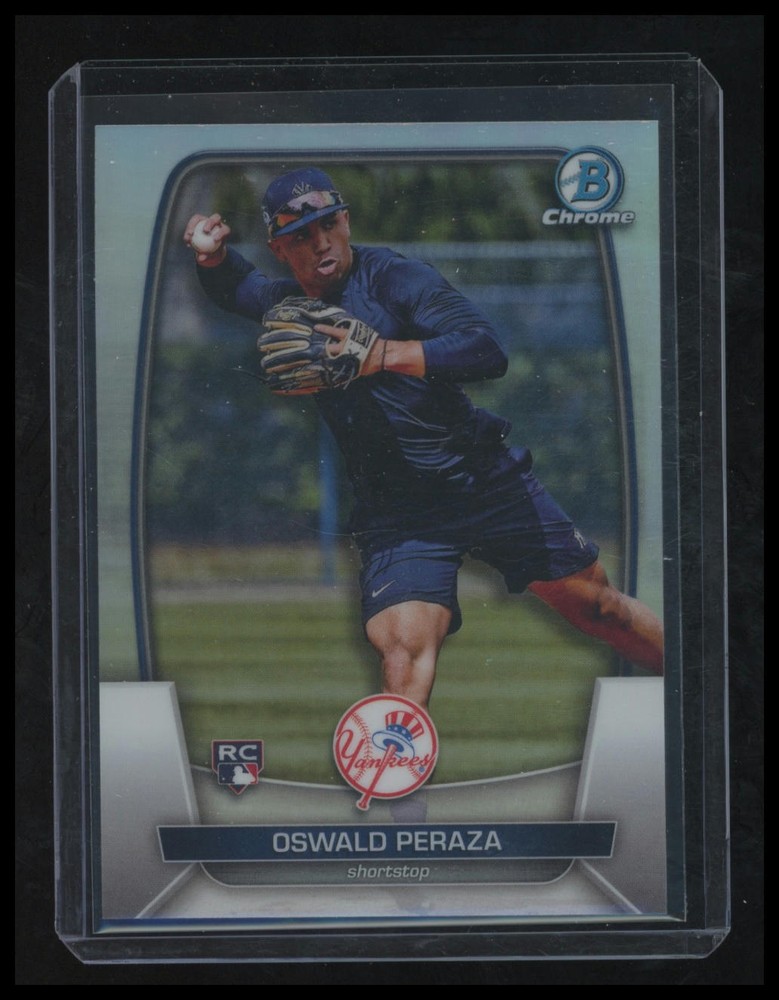2023 Bowman Chrome #44 Oswald Peraza Image Variation Refractor