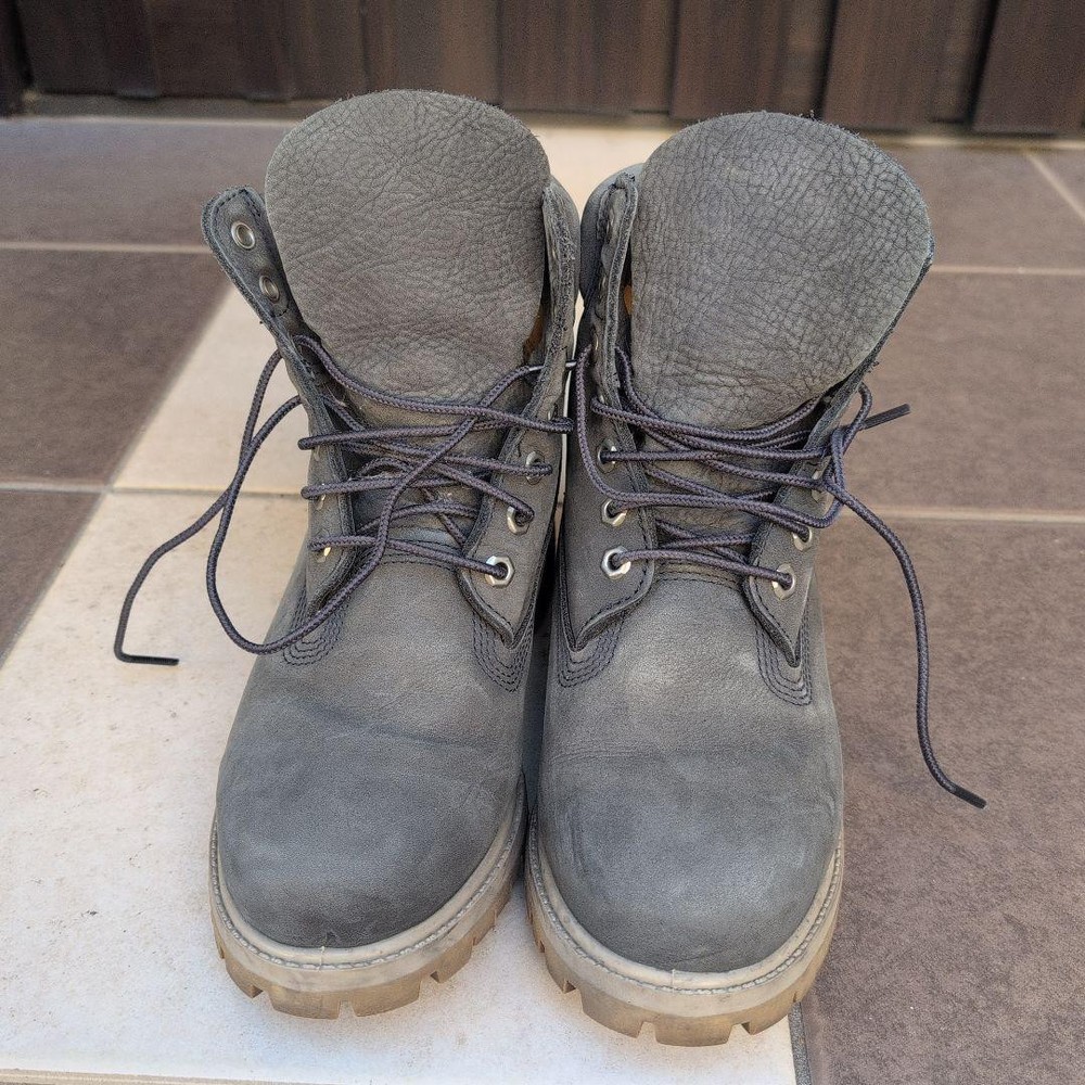 Color Timberland Boots Gray Size US7.5