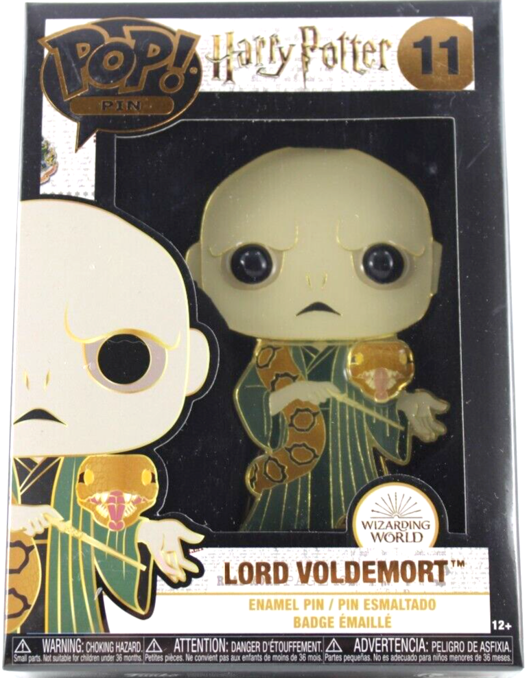 Harry Potter Wizarding World Lord Voldemort And Nagini Large Enamel Pin New 2022