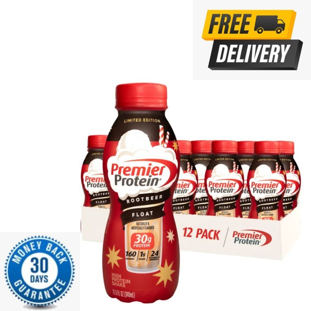 Premier Protein Shake, Root Beer Float Limited Time, 30g Protein, 11.5 fl oz-image