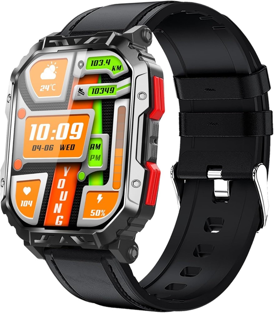 Military Smart Watch Men 2.1