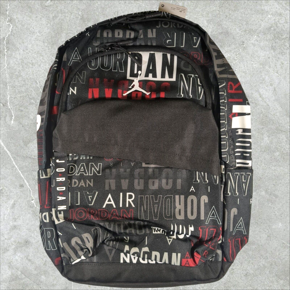 Jordan Air Patrol Black Multicolor Backpack 9A0172-W0H Stylish Durable School Travel