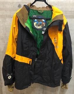 Volcom Snowboard Jacket Mens Size M Yellow Black