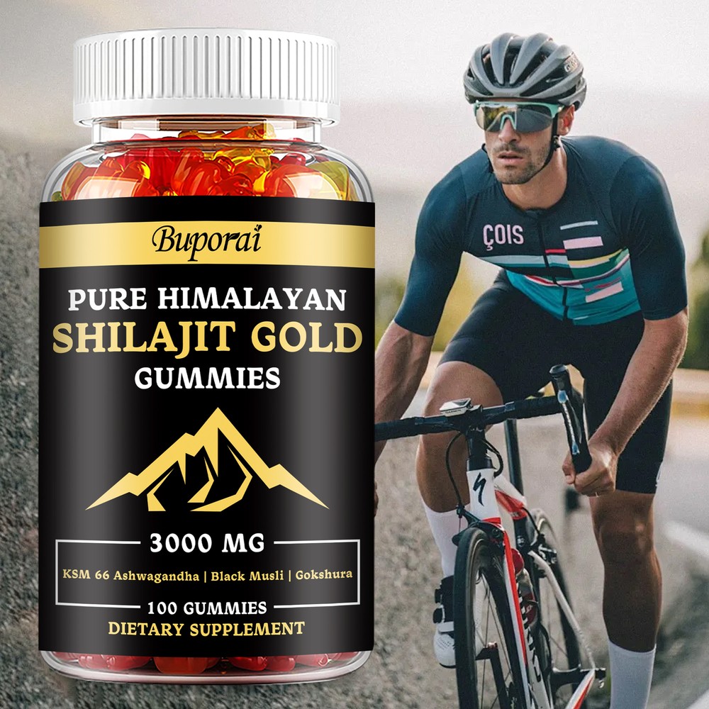 Shilajit with Ashwagandha and Tribulus for Energy Endurance and Muscle Health