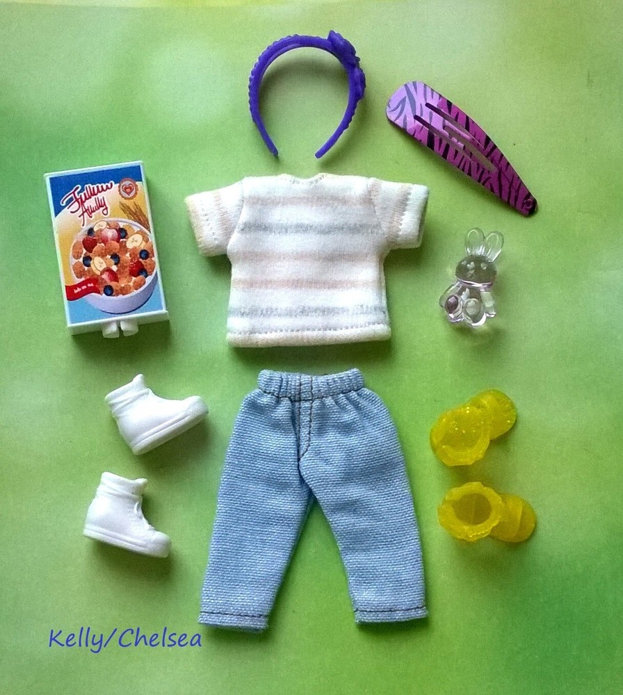 Barbie Kelly Tommy o Chelsea muñeca ropa moda más zapatos #B2