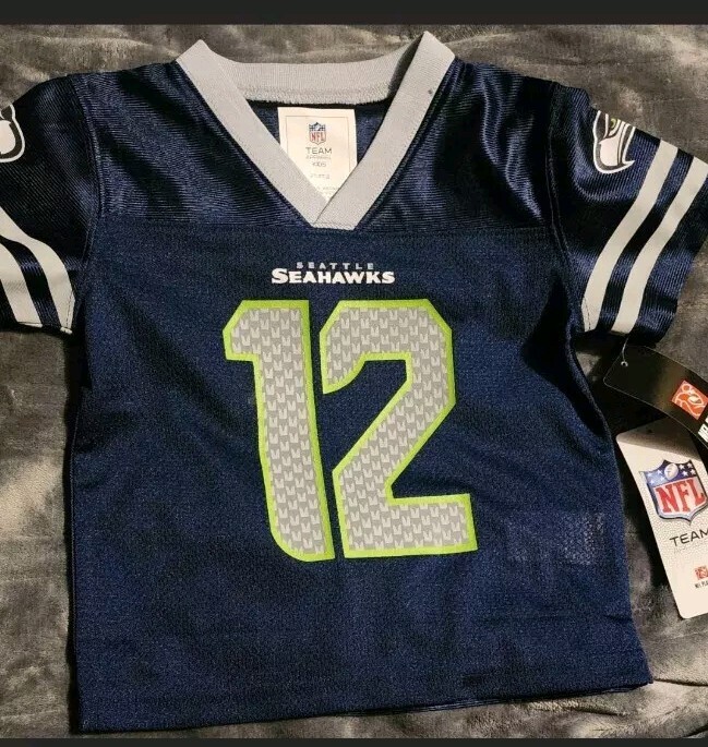 NWT New Seattle Seahawks Kids  Size 2T. FAN JERSEY
