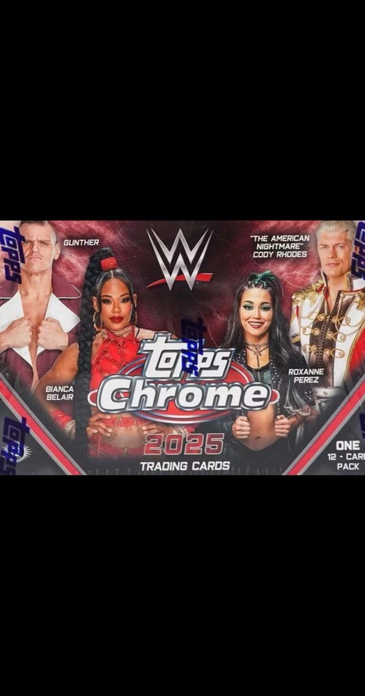 2025 Topps Chrome WWE Wrestling Breaker Delight Box *FACTORY SEALED*