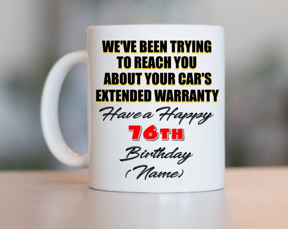76th Birthday Gift For Women And Men 76th Birthday Mug 76 Year Old Birthday