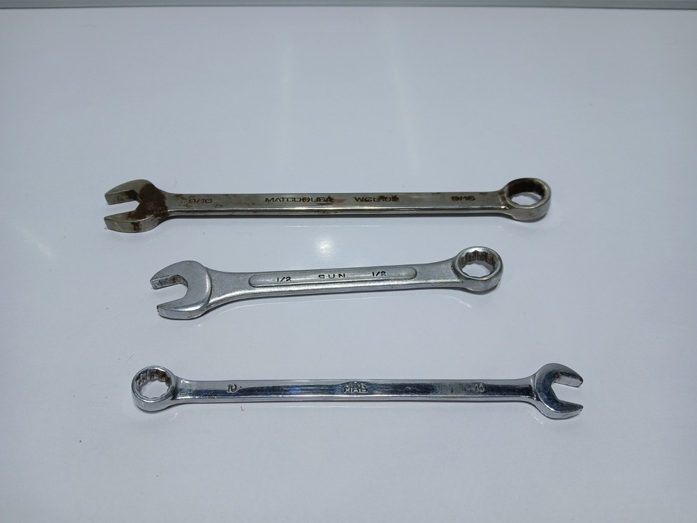 Lot of 3 Assorted Wrenches from Sun, Matco, and Mac for Professional Toolkits
