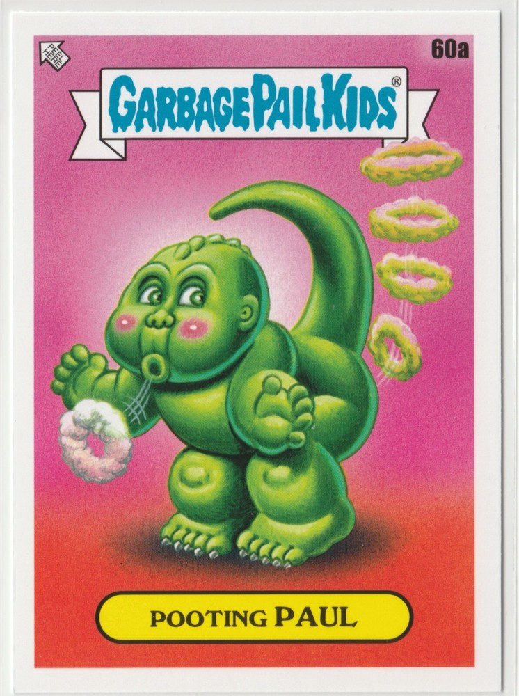 Pooting Paul #60a Garbage Pail Kids GPK 2023 Intergoolactic Mayhem Card