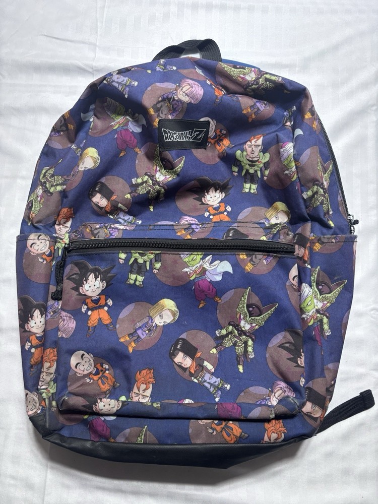 Dragon Ball Z 17 Inch Anime Themed All Over Print Backpack