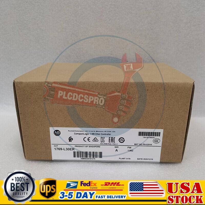 1PC New Sealed AB 1769-L30ER / A CompactLogix 1MB ENet Controller 1769L30ER