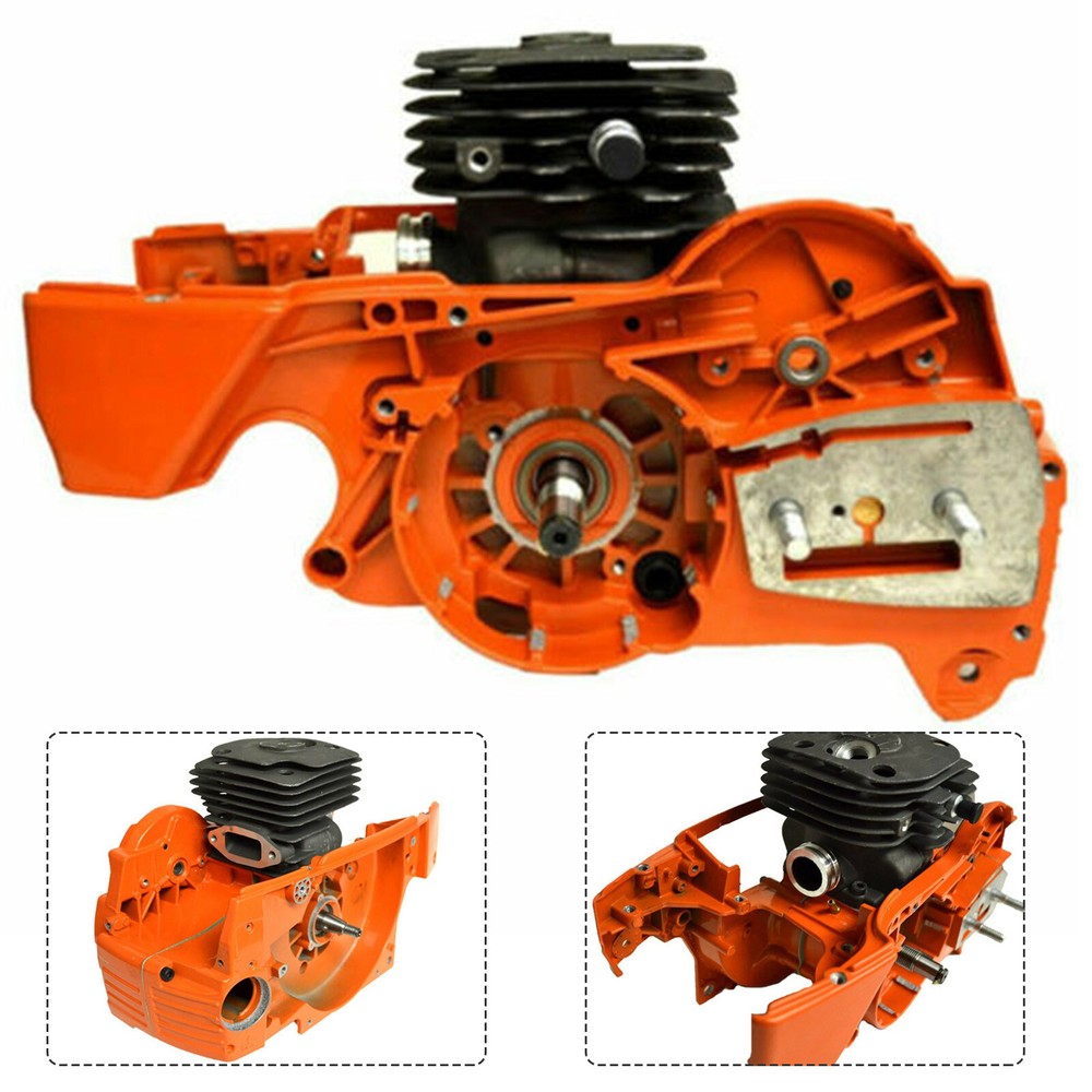 Husqvarna 372XP Chainsaw Piston Cylinder Crankcase Engine Assembly