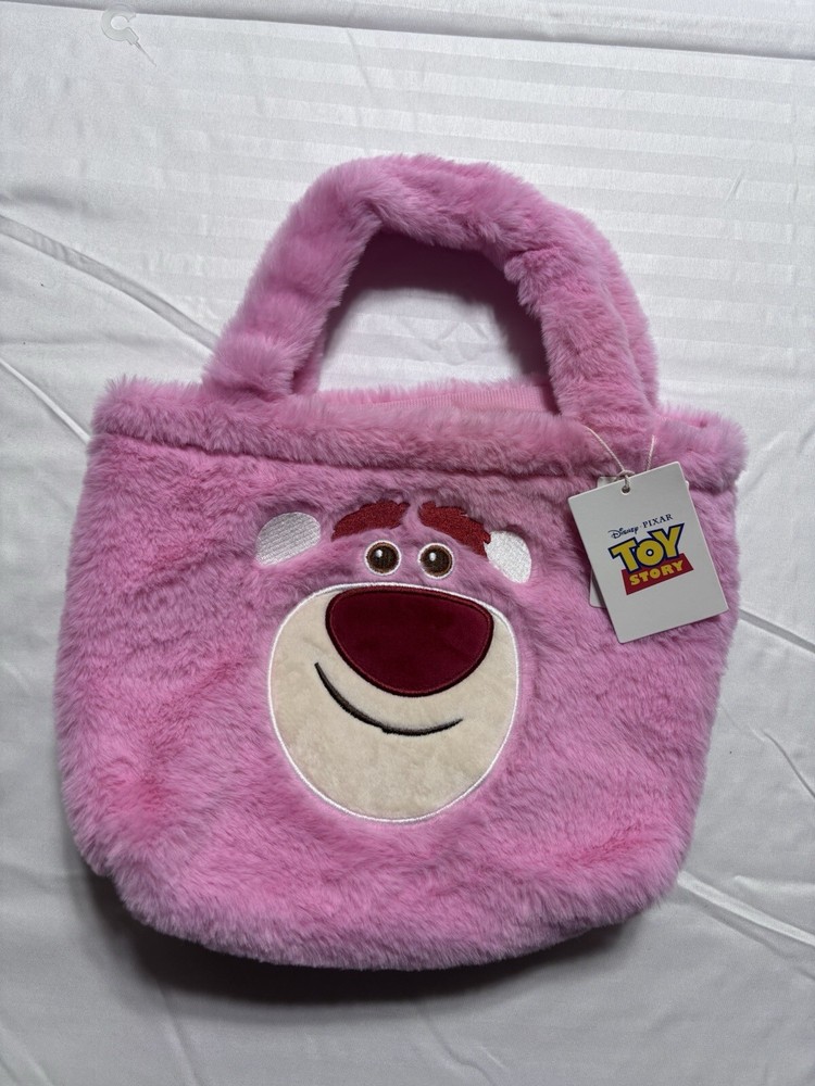 Disney Toy Story Miniso Lotso Plush Handbag Pink
