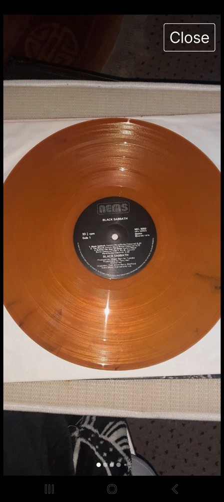 Black Sabbath - First Album, Gold Vinyl,dutch Press NEMS LABEL