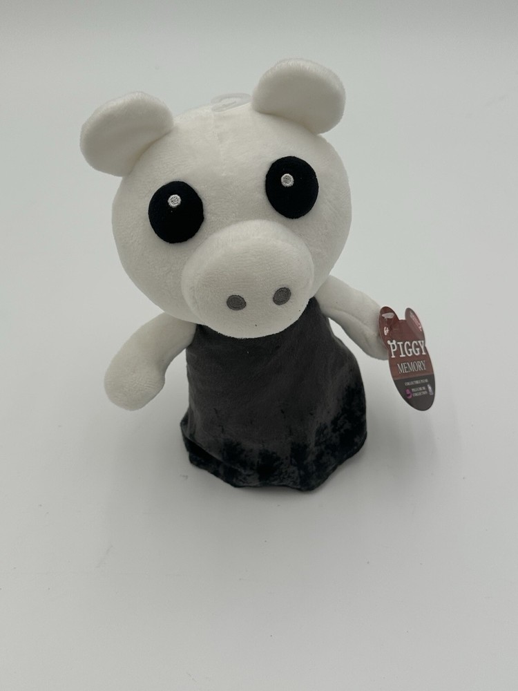 NWT Piggy Roblox Series 2 8-inch Stuffed Animal Black White MiniToon Plush