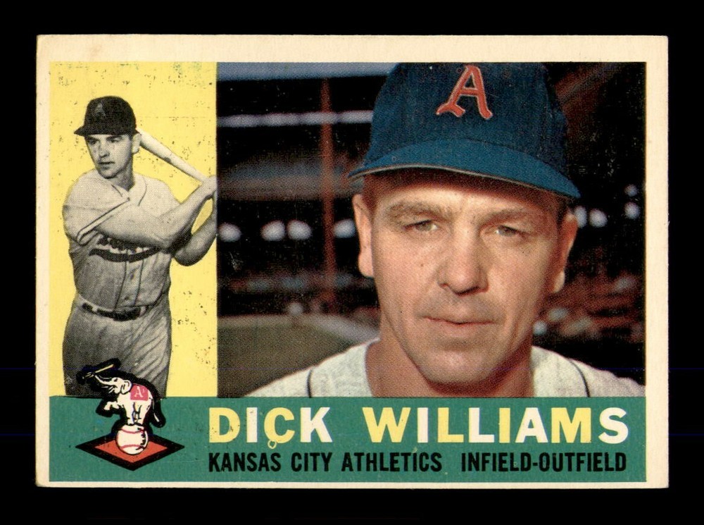 1960 Topps #188 Dick Williams Near Mint OBGcards Vintage Baseball