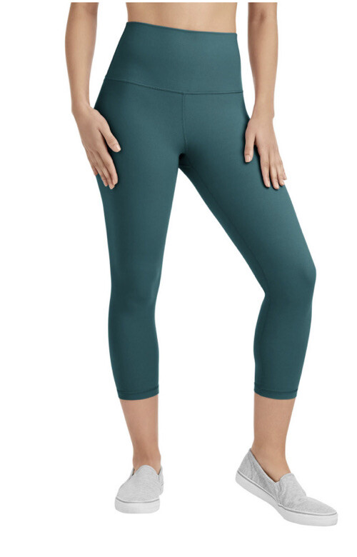 Super Soft High Waist Capri Leggings for Women 22