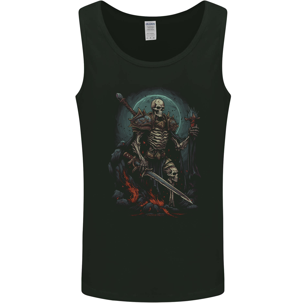 Master of Warriors Fantasy Skull Mens Vest Tank Top