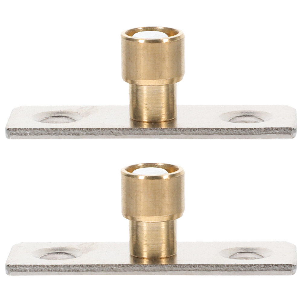 2-Pack Sliding Door Roller Guide with Floor Stopper for Barn Doors