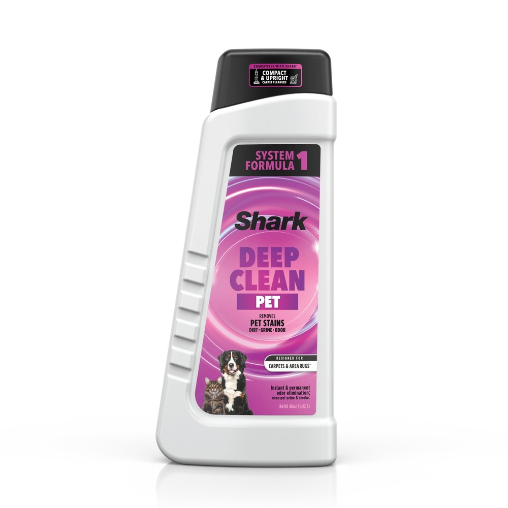 Shark Deep Clean Pet Formula 48oz for Upright & Portable Carpet Cleaners