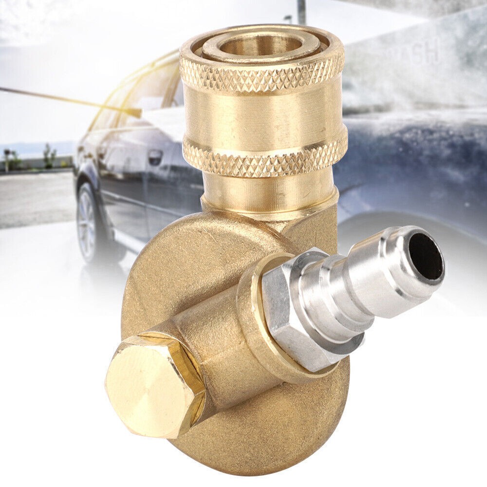 High Pressure Washer Spray Nozzle 7-Level 240° Adjustable Nozzle Tip 1/4 Inch