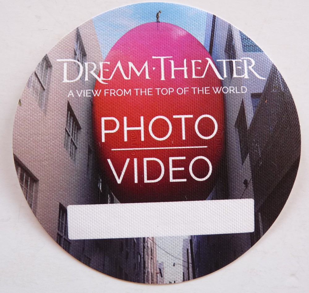 Dream Theater View From Top Tour Concert Photo Backstage Pass D14