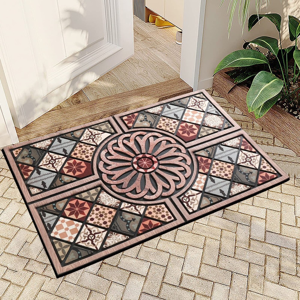 Durable Door Mat Heavy Duty Front Door Mat 23.6