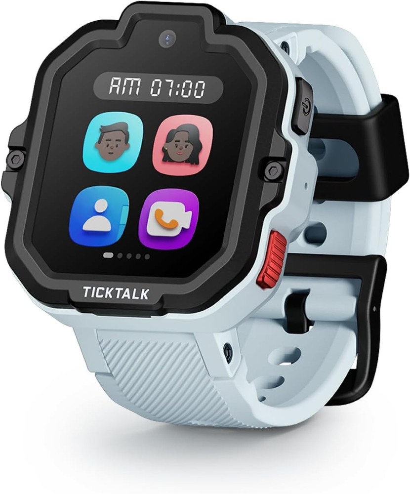 TickTalk 5 Kids Smartwatch - GPS Tracker, Video Calls, SOS in Grey