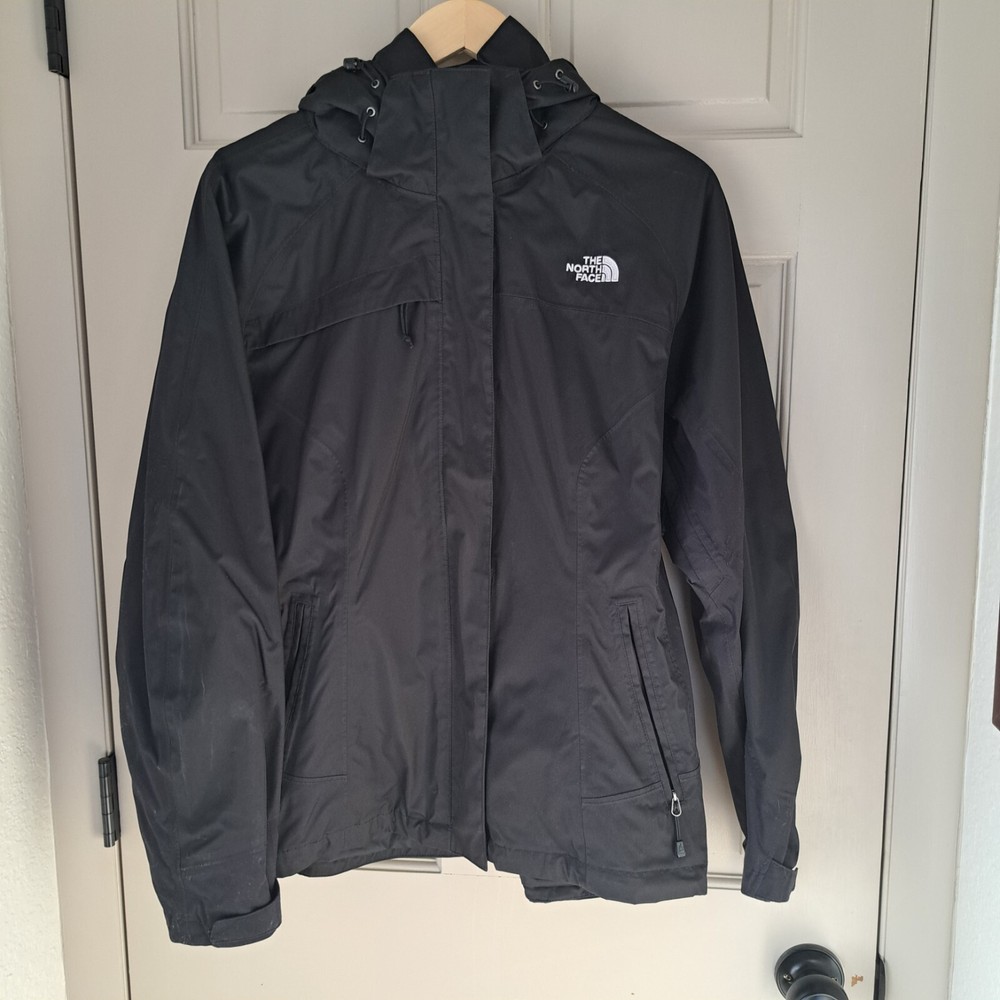 THE NORTH FACE Women's Antora Jacket Black Size Large Hooded Waterproof
