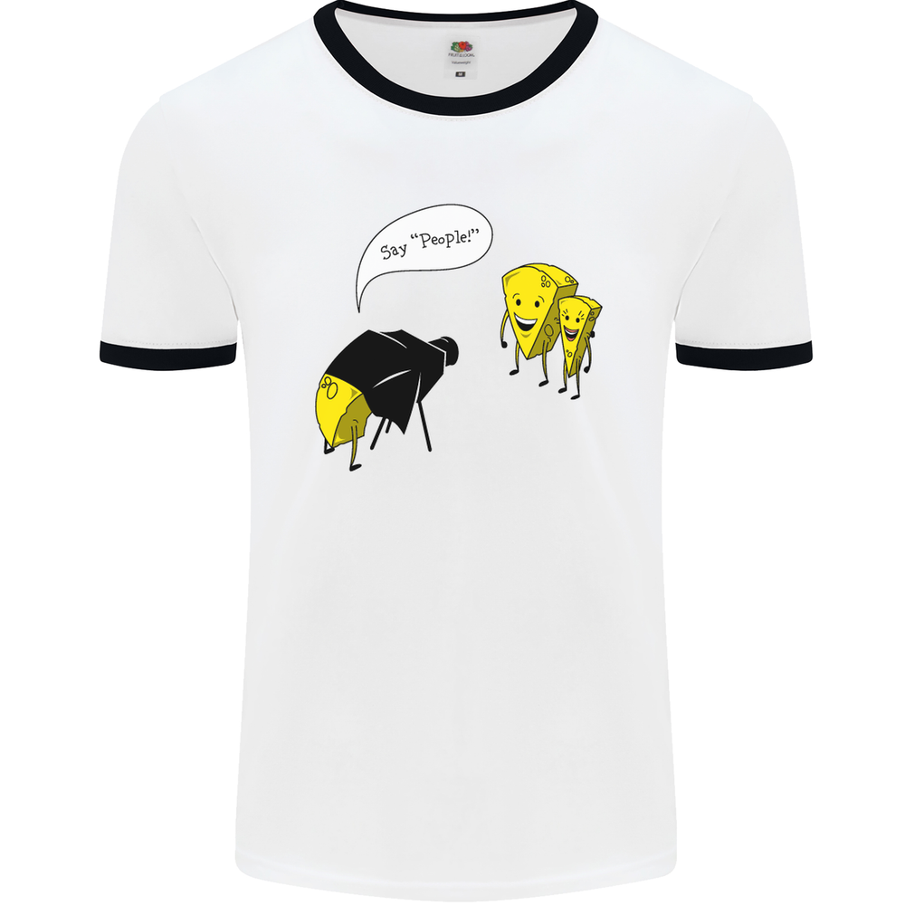 Say People Funny Photography Photographer Mens Ringer T-Shirt