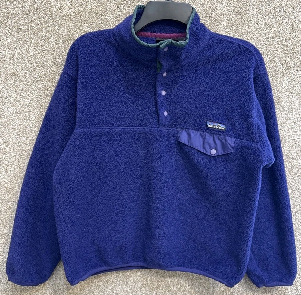 Vintage Y2K Patagonia Synchilla Snap-T Fleece Jacket Men's Small 25450