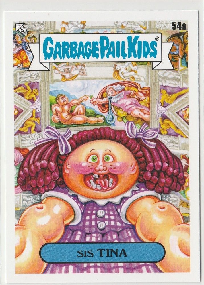 Sis Tina #54a Garbage Pail Kids GPK 2021 Vacation Series Trading Card  