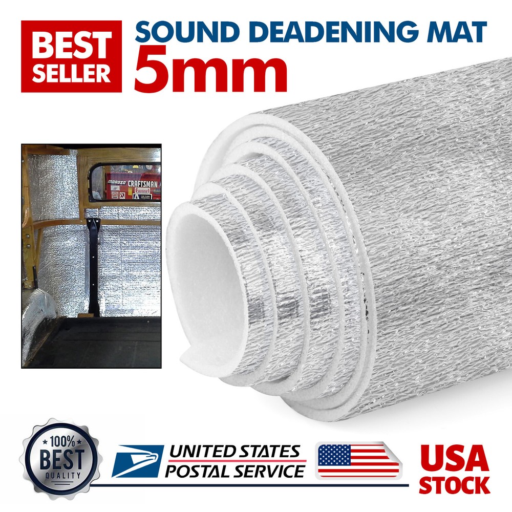 High Quality Sound Deadener Heat Shield Car Firewall Hood Floor Insulation Mat