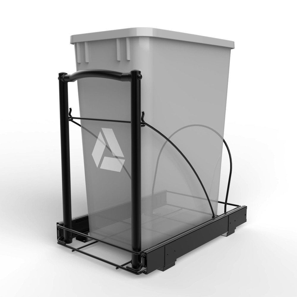 Pull Out Trash Can Under Cabinet, Under Sink Trash Can for 7-13 Gallon Trash ...