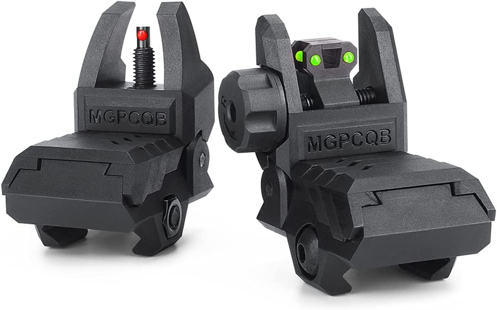 High-Visibility Green & Red Fiber Optic Sights with Polymer Dots