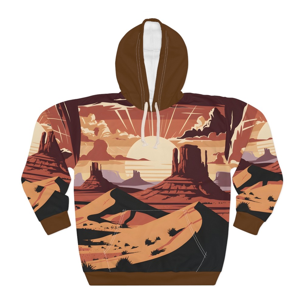 Desert Sunset Hoodie Sweatshirt All Over Print Outdoor Style Travel Apparel