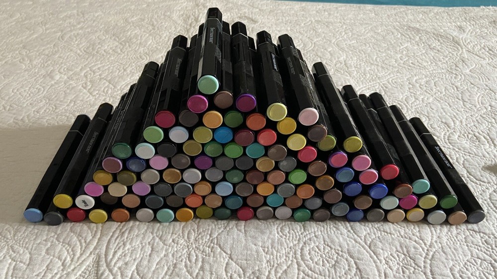 Spectrum Noir Alcohol Ink Markers. Refillable. 113 Plus 1 Blender Pen.