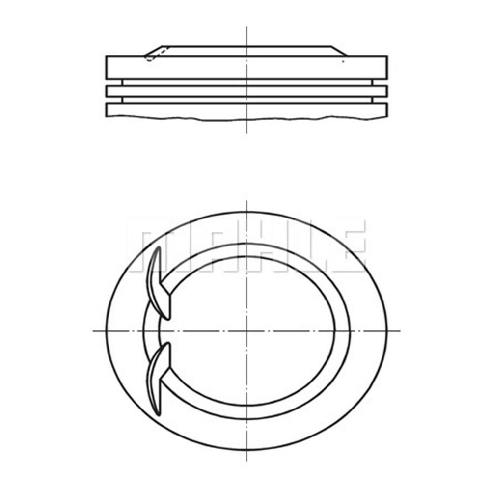 MAHLE Piston for V70 C70 V40 S40 850 S70 Safrane 038 14 00 German Engine Part