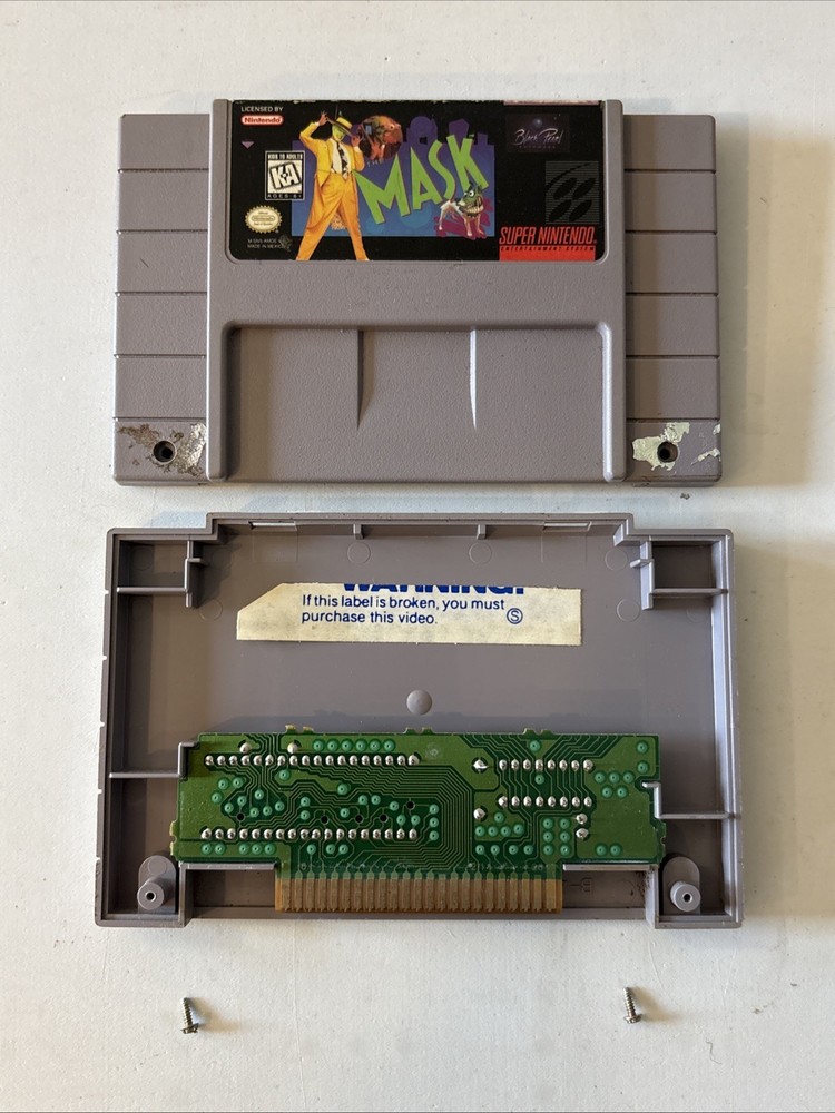 The Mask (Super Nintendo SNES) Cartridge Authentic / Tested