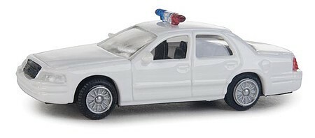HO Scale Walthers Scenemaster Ford Crown Victoria Police Interceptor 12024