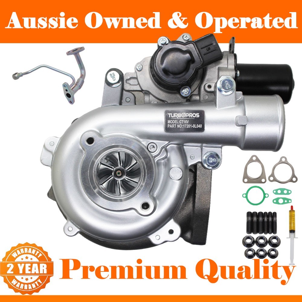 Upgrade Billet Turbo + Oil Feed Pipe For Toyota Hilux N70 D4D KUN26 1KD-FTV 3.0L
