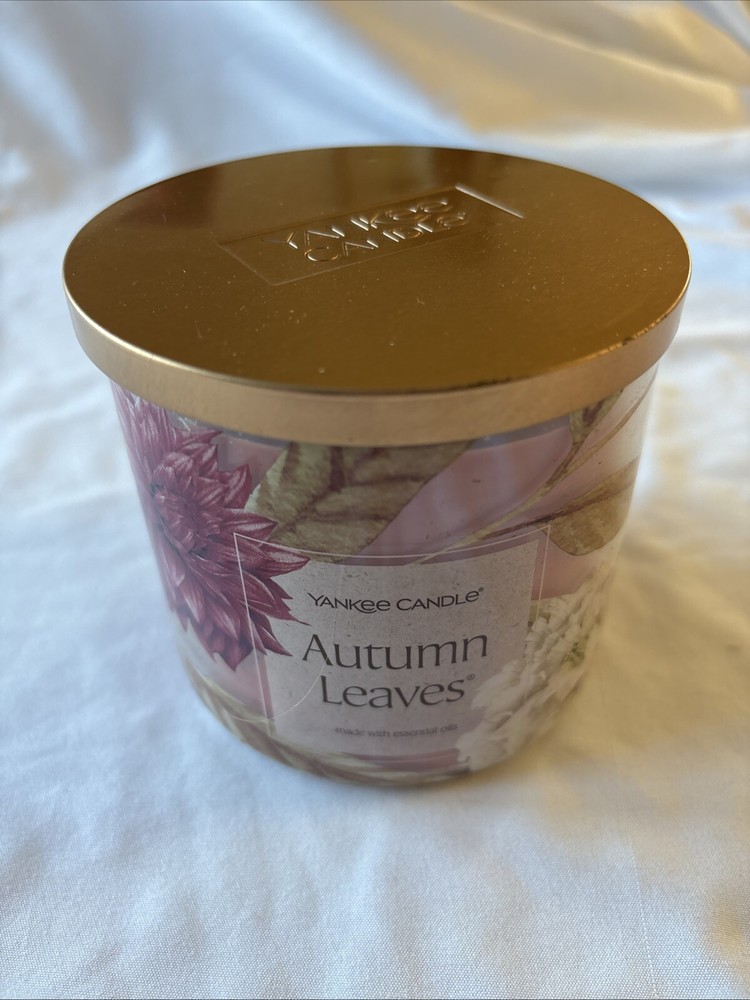 Yankee Candle Autumn Leaves 14.5oz 3-Wick Medium Jar Candle