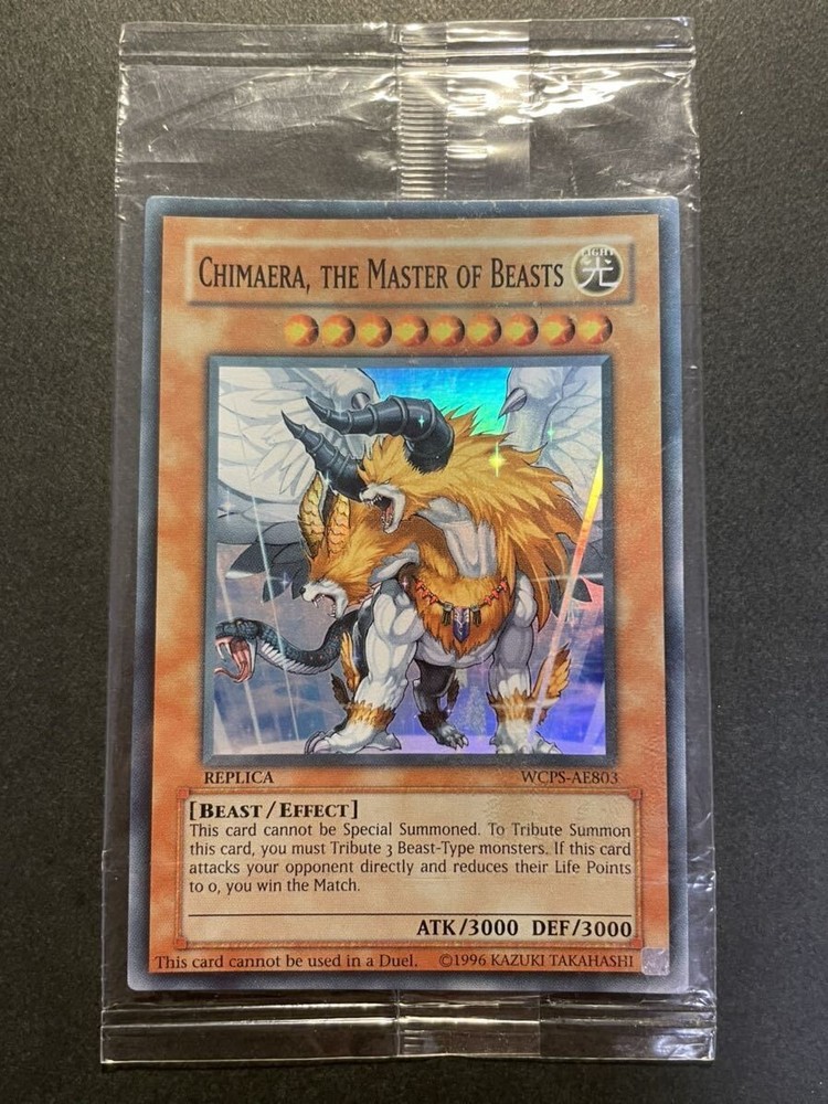 Yu-Gi-Oh Chimaera Master of Beasts WCPS-AE803 2008 Asia Champion