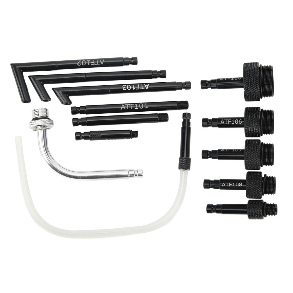 13-Piece ATF Gearbox Filling Adapter Kit - Carbon Steel Transmission Fluid Refill Tool  