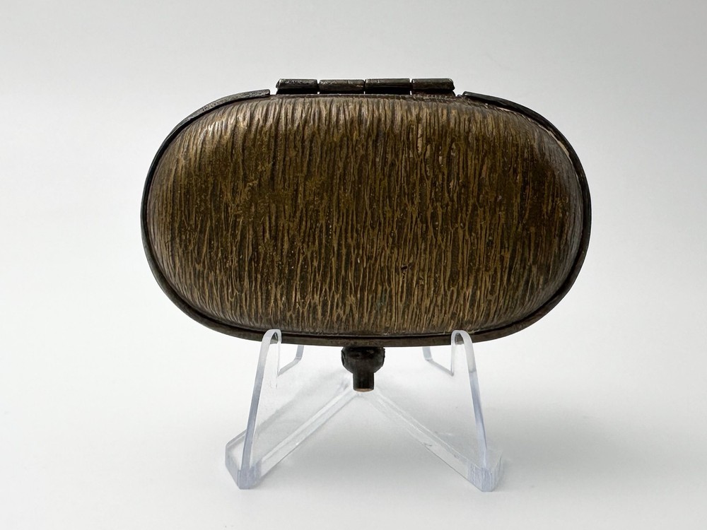 Coin Purse Change Holder Vintage Wallet Metal Case Retro Box Early 20th Century