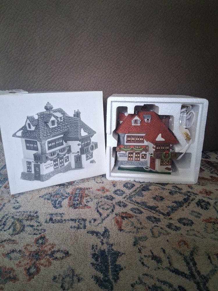 Dept 56 Mr. Wickfield Solicitor 1989 Dickens Village Series Heritage #5550-6