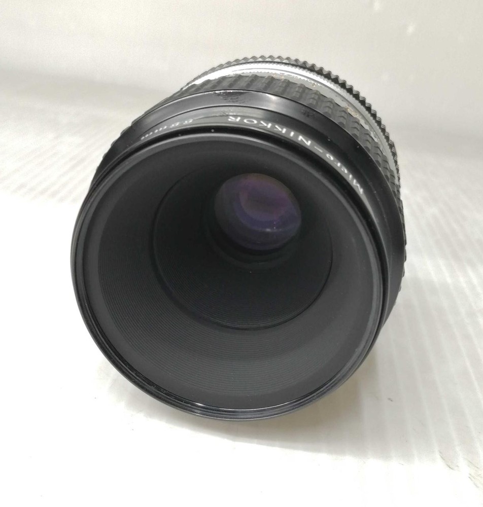 Nikon Ai-S Micro Nikkor 55mm f/2.8 Macro Lens Pre-Owned Excellent Condition